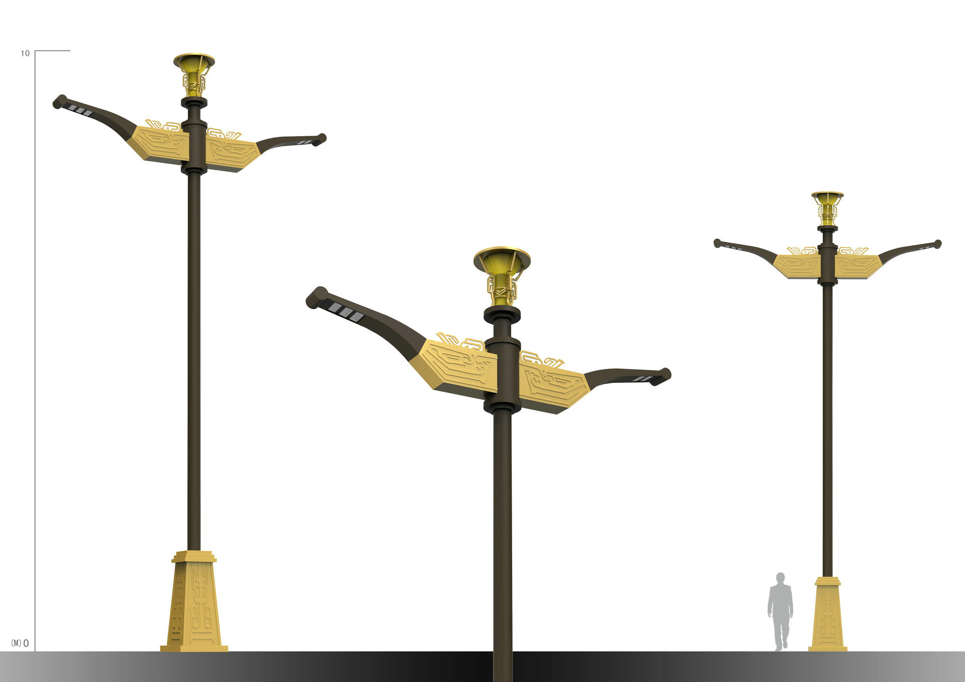 “Bronze Heritage” LED Street Lamp
